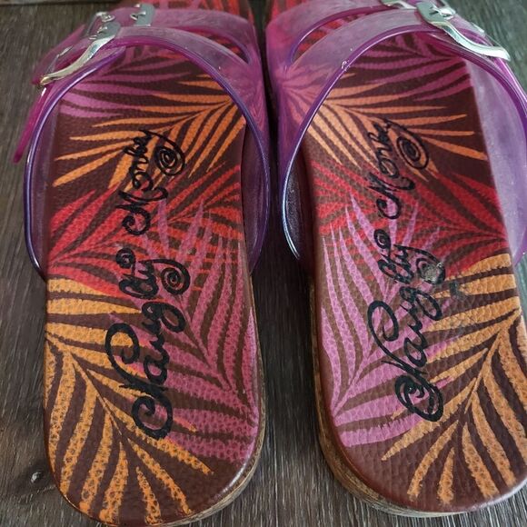 Naughty Monkey Transparent Purple Sandals - Picture 6 of 10